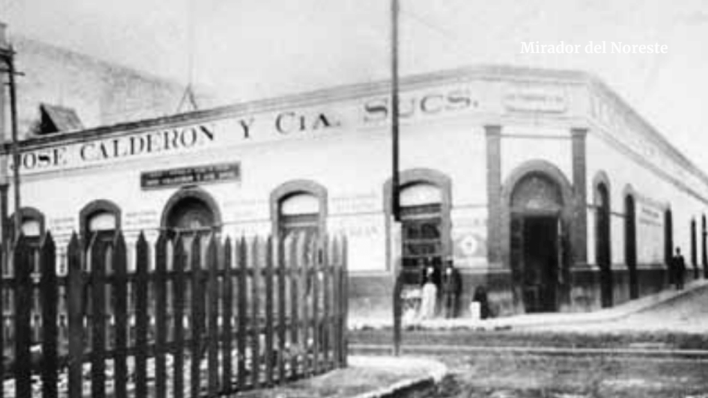 José Calderón y Compañía. fachada de su Sucursal